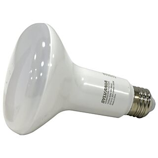 Sylvania 73956 LED Bulb, 120 V, 9 W, Medium E26, BR30 Lamp, Bright White Light