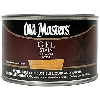 Old Masters, Oil-Based Gel Stain, Golden Oak, Pint