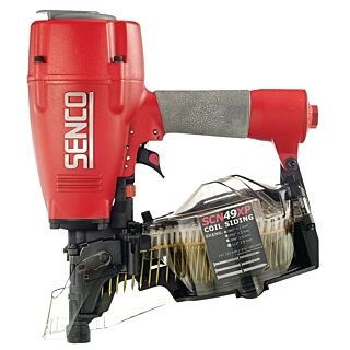 SENCO SCN49XP 5J0001N Coil Nailer, 250 to 375 Magazine, 15 deg Collation, Plastic Strip Collation, 3.9 scfm Air
