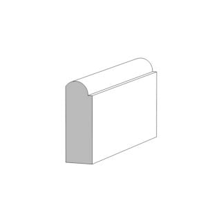 Metrie (M162) 1/2 in. x 1-3/8 in. Bullnose Stop, Clear Pine