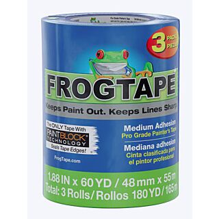 FrogTape® Pro Grade Painter's Tape, 1.88 in. x 60 yds., 3-Pack 