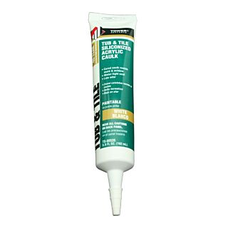 Tower Sealants Tub and Tile, White, 5.5 fl. oz.