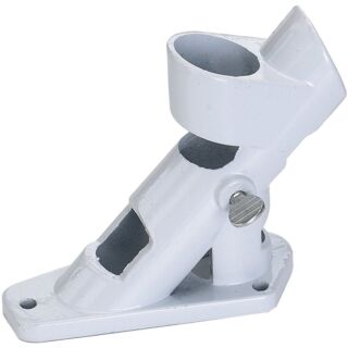 Valley Forge 60752 Flag Pole Bracket, 8-1/2 in L, 5-3/4 in W, 2-1/2 in H, Aluminum