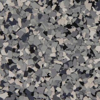 Simiron Decorative Chip Flakes, 1/4 in. Flake Size, Nightfall, 40 lbs.