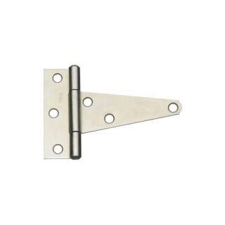 National Hardware N129-023 Extra Heavy T-Hinge, Steel, Zinc, 4 in. - 1 Pack