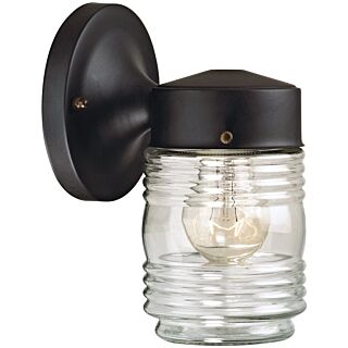 Boston Harbor W15BK01-33883L Porch Light Fixture, CFL Lamp, Black