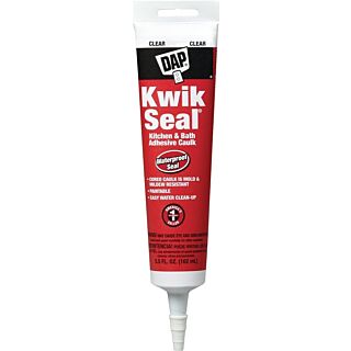 DAP® Kwik Seal® Kitchen & Bath Adhesive Caulk, Clear, 5.5 fl. oz.