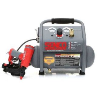 SENCO PC1342 23 Gauge 1/3 in. Headless Pinner and 1 Gallon Air Compressor Combo Kit*