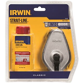 IRWIN 1932881 Chalk Reel, 2 oz Chalk, 100 ft L Line