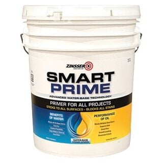 Zinsser® Smart Prime® Primer, White, 5 Gallons