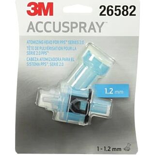 3M Accuspray Atomizing Head Refill for 3M PPS Series 2.0, Size 1.22 mm, Blue