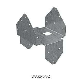 Simpson Strong-Tie Post-Cap with Double-Sheer Nailing for a 6x6 Post and a Triple Beam, ZMAX®