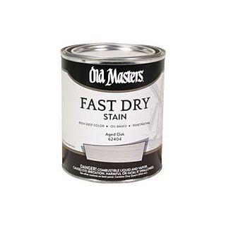 Old Masters Fast Dry, Interior Oil-Based Stain, Aged Oak, Quart