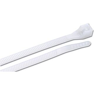 GB 46-315 Double Lock Cable Tie, 6/6 Nylon, Natural