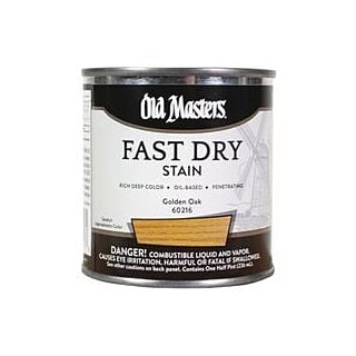 Old Masters Fast Dry, Interior Oil-Based Stain, Golden Oak, 1/2 Pint