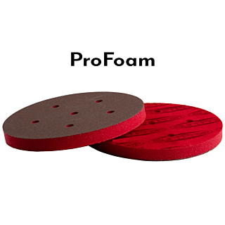 SurfPrep 5 in. ProFoam 1/2 in. Squishy, Hook & Loop 6-Hole Abrasive Disc, 10-Pack