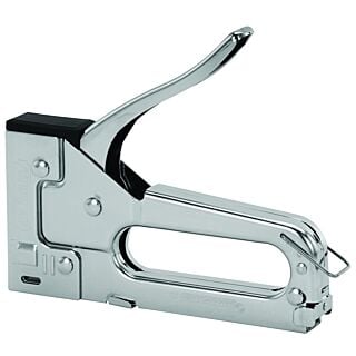 STANLEY TR45 Staple Gun, 120 Magazine, 29/64 in W Crown, Steel Staple