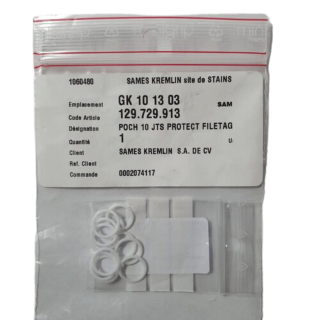 Sames-Kremlin Rear Seat Seals, 10 Count - 129.729.913