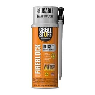Great Stuff FireBlock Spray with Straw, 12 oz. can