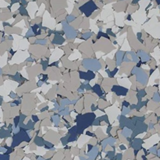 Simiron Decorative Chip Flakes, 1/4 in. Flake Size, Stonewash, 40 lbs.