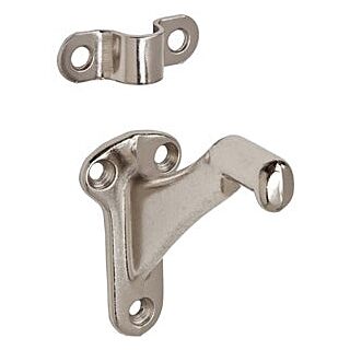 Schlage Ives 59A14 Handrail Bracket, Aluminum, Polished Nickel