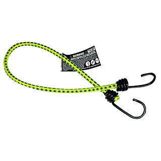 KEEPER 06025 Bungee Cord, Hook End, 24 in L, Rubber