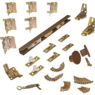 Johnson Hardware 1700486H Bi-Fold Hardware Set, 48 in., Top Mounting