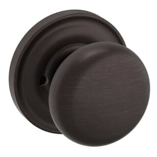 Baldwin Estate 5015 Classic Knob with 5048 Rose, Privacy, Venetian Bronze (112)