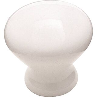 Amerock BP72530 Cabinet Knob, 1 in Projection, Porcelain