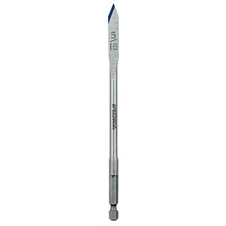 IRWIN 88805 Spade Drill Bit, Flat Flute, Hex Shank, 1/4 in Dia Shank