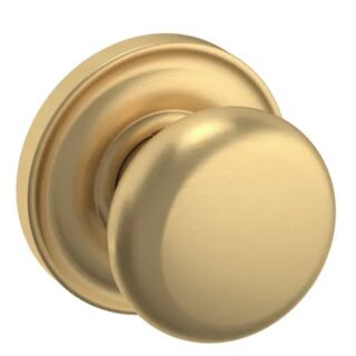 Baldwin Estate 5015 Classic Knob with 5048 Rose, Dummy One-sided, Vintage Brass (033)