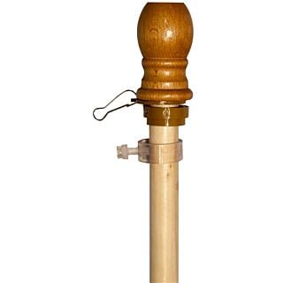 Valley Forge 60705 Flag Pole, 1 in Dia, Wood