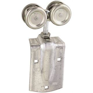 National Hardware N112-102 Single Box Rail Hanger, Steel, Zinc