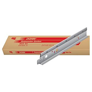 USG DONN SDX/SDXL24 Main Tee, Galvanized Steel, 12 ft.