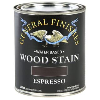 General Finishes® Wood Stain, Interior Water-Based, Espresso, Quart