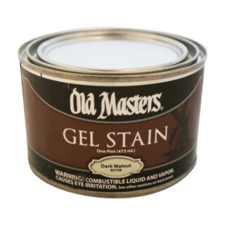 Old Masters, Oil-Based Gel Stain, Dark Walnut, Pint