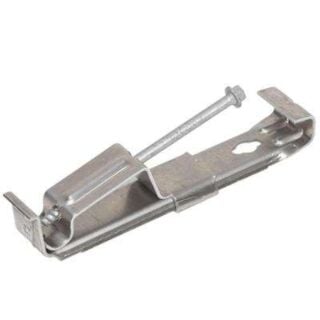 Amerimax Aluminum Hidden Hanger with Screw for 5 in. Gutter, Hem Back, Unpainted