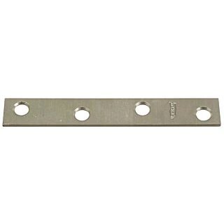 National Hardware 272732 Mending Brace, 4 in L, Steel, Zinc