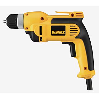 DEWALT DWD110K Pistol Grip Drill with Keyless Chuck Kit