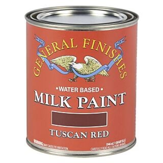 General Finishes® Milk Paint, Interior/Exterior Water-Based, Tuscan Red, Quart