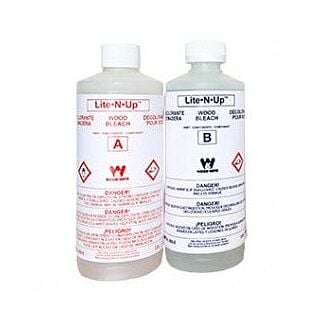 Wood Kote 08003 Lite-N-Up Wood Bleach Pint Kit 2-Part