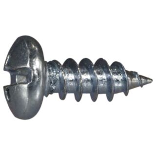 MIDWEST #10 x  1/2 in. Zinc Plated Steel Combo Phillips Pan Head Sheet Metal Screws, 100 Count