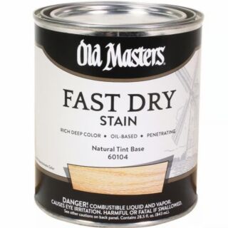 Old Masters Fast Dry, Interior Oil-Based Stain, Natural, Quart