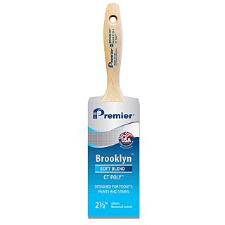 Premier Brooklyn CT Poly Beavertail Vanish Brush 3 in.
