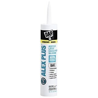 DAP® ALEX PLUS® All Purpose Acrylic Latex Caulk Plus, White, 10.1 fl. oz.