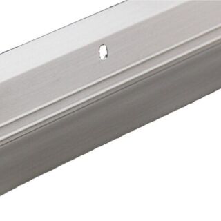 Randall Heavy Duty Vinyl & Aluminum Triple Seal Door Sweep, 3 ft., Mill