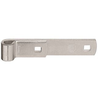 National Hardware N131-060 Strap Hinge, 100 lb Weight Capacity, Steel, Zinc