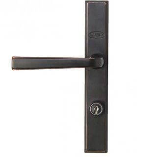 Larson Storm Door QuickFit Hardware Straight Handle Set Aged Bronze