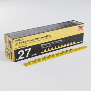 Simpson Strong-Tie P27SL4A 0.27-Caliber Plastic Loads, 10-Shot Strip, 100 Count