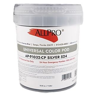 AllPro Epoxy Floor Coatings, Universal Color Pod, Silver 524, 1 Liter